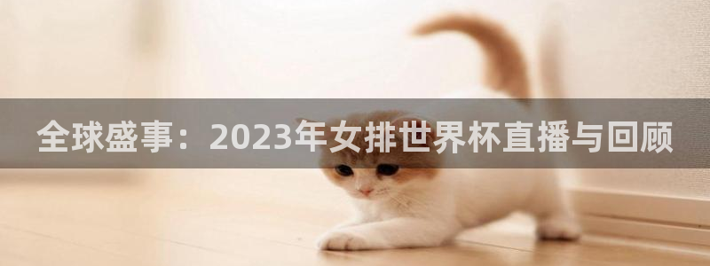 山东360体育直播在线观看：全球盛事：2023年女排世界杯直播与回顾